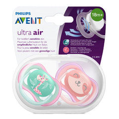 Avent Ultra Air Emzik 18+ Ay 2'li Silikon - Pembe