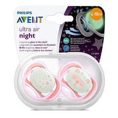 Avent Ultra Air Gece Emziği 6-18 Ay - Pembe