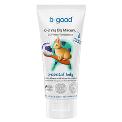 b-good b-dental 0-3 Yaş Bebek Diş Macunu Florürsüz Böğürtlen 50 ml