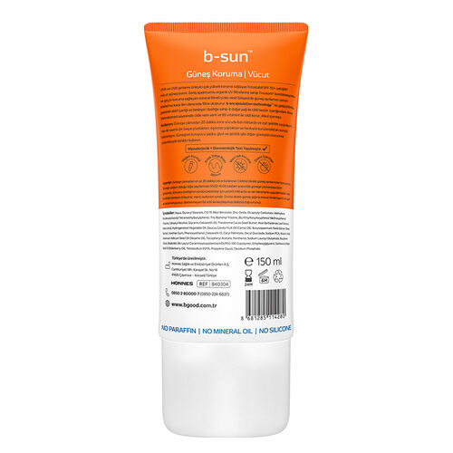 b-good b-sun SPF 50+ Vücut Güneş Koruma 150 ml