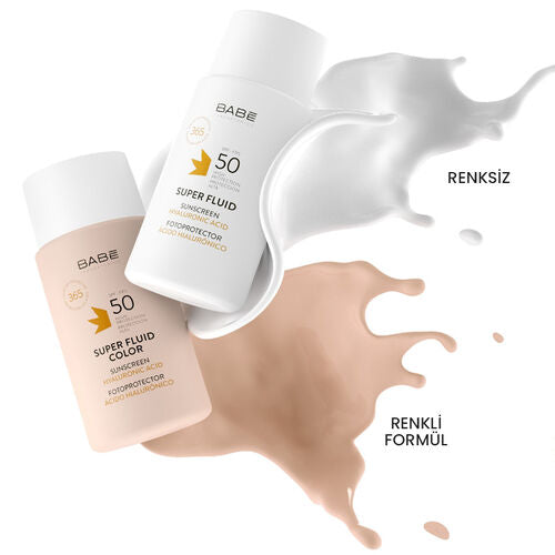 Babe Sun SPF 50 Super Fluid Güneş Koruyucu 50 ml - Renkli