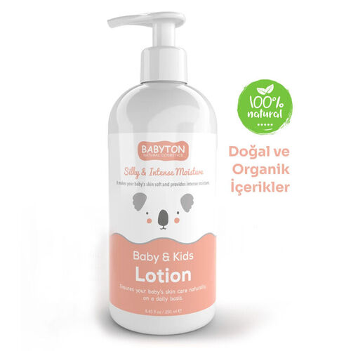 Babyton Bebek ve Çocuklar İçin Doğal Yüz ve Vücut Losyonu 250 ml