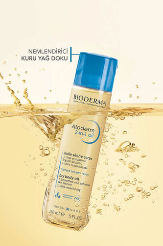 Bioderma Atoderm 2 in 1 Body Oil Çatlak Karşıtı Cilt Bakım Yağı 150 ml