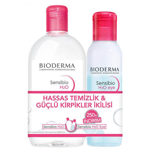 Bioderma Hassas Temizlik Güçlü Kirpikler İkilisi