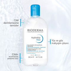 Bioderma Hydrabio H2O Yüz ve Makyaj Temizleme Suyu 500 ml