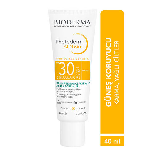 Bioderma Photoderm AKN MAT SPF 30 Güneş Koruyucu 40 ml