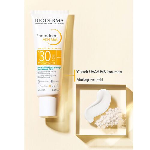 Bioderma Photoderm AKN MAT SPF 30 Güneş Koruyucu 40 ml