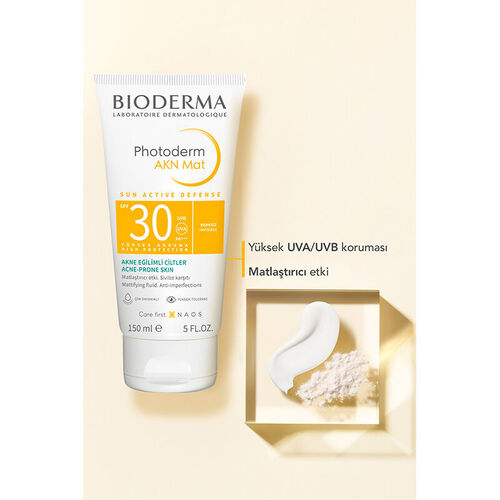 Bioderma Photoderm AKN Mat Spf30+ Güneş Koruyucu Krem 150 ml