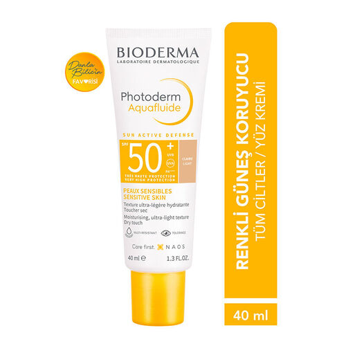 Bioderma Photoderm SPF 50+ Aquafluide Renkli Güneş Kremi 40 ml - Light