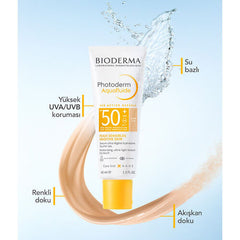 Bioderma Photoderm SPF 50+ Aquafluide Renkli Güneş Kremi 40 ml - Light