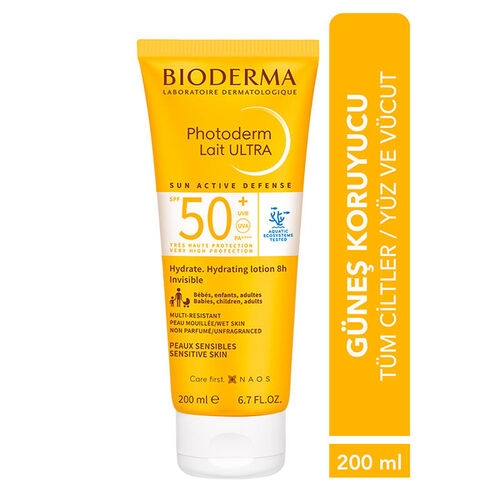 Bioderma Photoderm SPF 50+ Lait Ultra Güneş Losyonu 200 ml