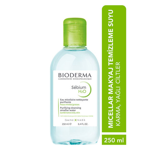 Bioderma Sebium H2O Yüz ve Makyaj Temizleme Suyu 250 ml