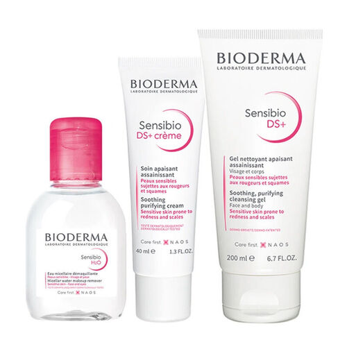 Bioderma Sensibio DS Cream SET Sensibio H2O 100ml