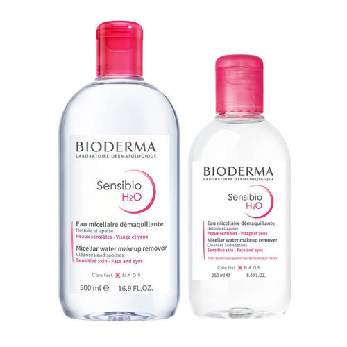 Bioderma Sensibio H2O 500 ml + Sensibio H20 250 ml SET