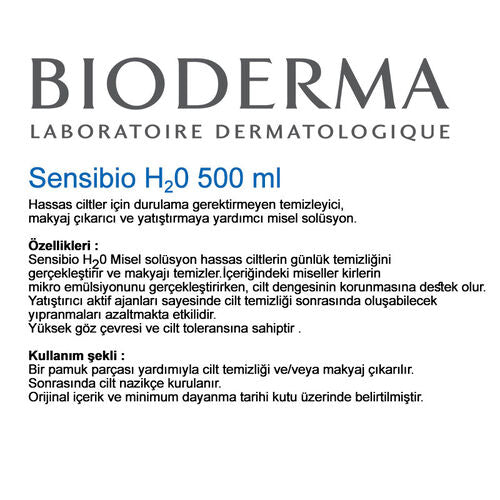 Bioderma Sensibio H2O İkili Set 500 ml + 500 ml