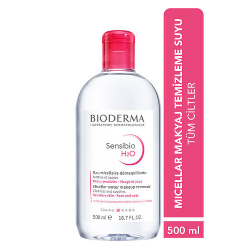 Bioderma Sensibio H2O Yüz ve Makyaj Temizleme Suyu 500 ml