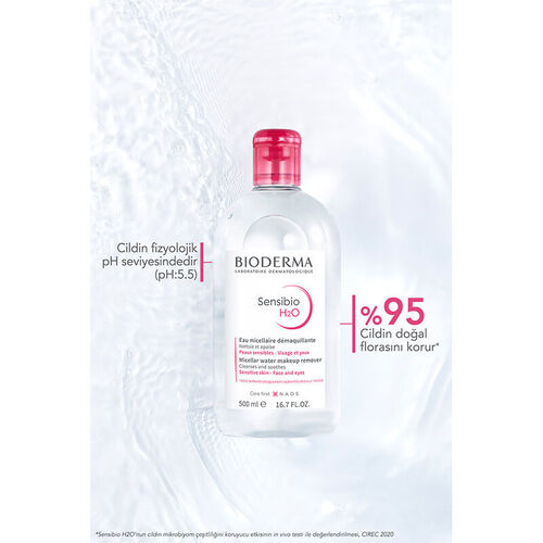 Bioderma Sensibio H2O Yüz ve Makyaj Temizleme Suyu 500 ml