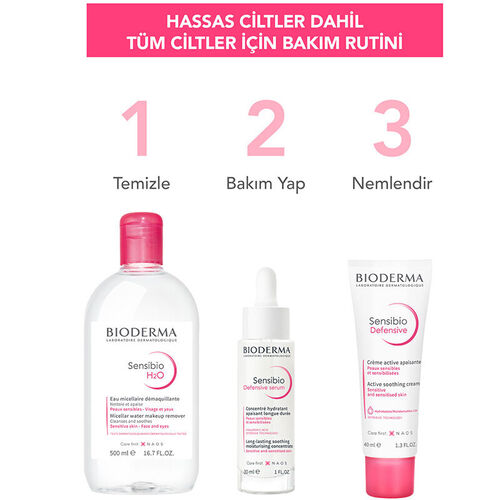 Bioderma Sensibio H2O Yüz ve Makyaj Temizleme Suyu 500 ml