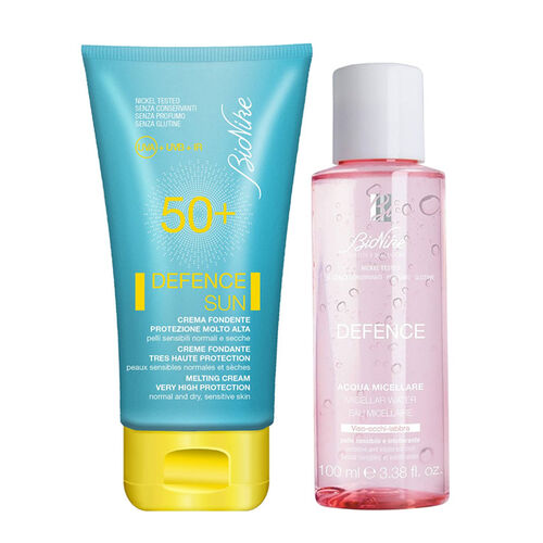 Bionike Defence Sun Spf 50 Melting Cream 50 ml +Micellar Water 100 ml HEDİYE