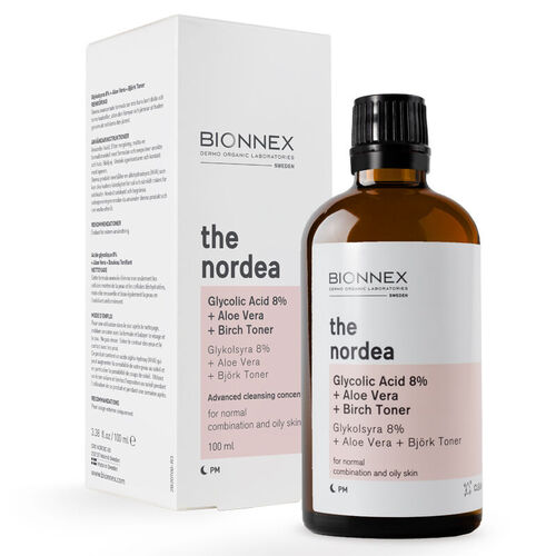 Bionnex The Nordea Glycolic Acid %8 + Aloe Vera + Birch Toner 100 ml