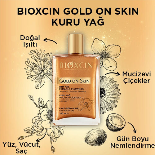 Bioxcin Gold on Skin Kuru Yağ 100 ml