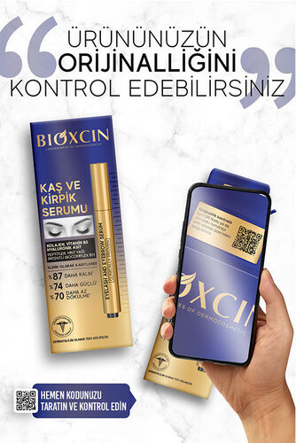 Bioxcin Kolajen ve Hyaluronik Asit İçerikli Kaş ve Kirpik Serumu 3 ml