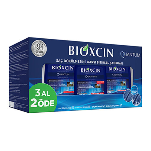 Bioxcin Quantum Şampuan 3al 2öde (Kuru-Normal Saçlar)