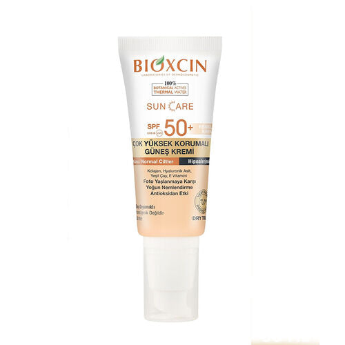 Bioxcin Sun Care Kuru Ciltler için Güneş Kremi SPF 50+ 50 ml - Renkli