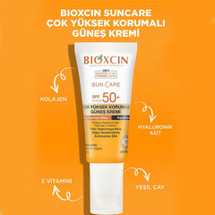 Bioxcin Sun Care Kuru Ciltler için Güneş Kremi SPF 50+ 50 ml