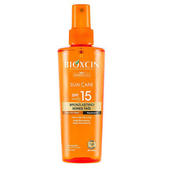 Bioxcin Sun Care Tüm Ciltler için Bronzlaştırıcı Yağ SPF 15 200 ml