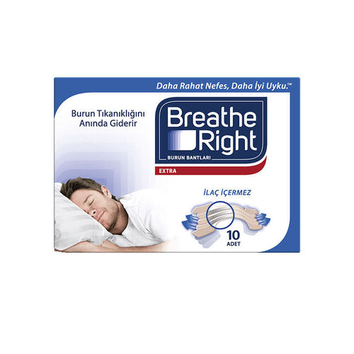 Breathe Right Burun Bandı - Ekstra 10 Adet