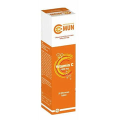 C-Mun 1000 mg Takviye Edici Gıda 20 Efervesan Tablet