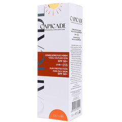 Capicade SPF50+ Güneş Koruyucu Krem 100 ml - Düzensiz ve Yağlı Ciltler