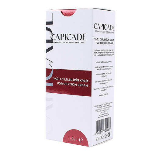 Capicade Yağlı Ciltler İçin Krem 50 ml