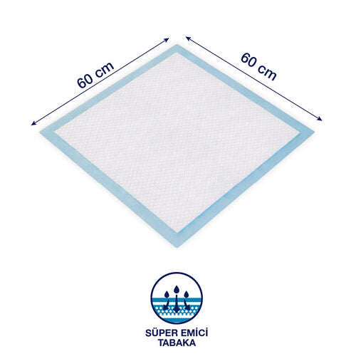 CARINE Premium Alt Açma Örtüsü 30 Adet - 60x60cm - 1200ml