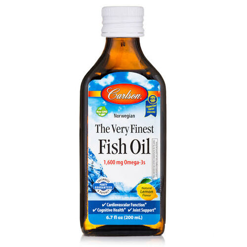 Carlson Fish Oil Omega 3 Balık Yağı Şurubu Limon Aromalı 200ml