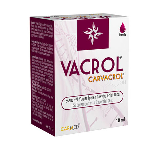 Carmed Vacrol Carvacrol Takviye Edici Gıda 10 ml