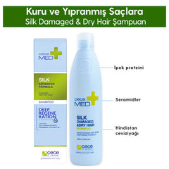 CeceMED Kuru Yıpranmış ve Boyalı Saçlar İçin Şampuan 300 ml