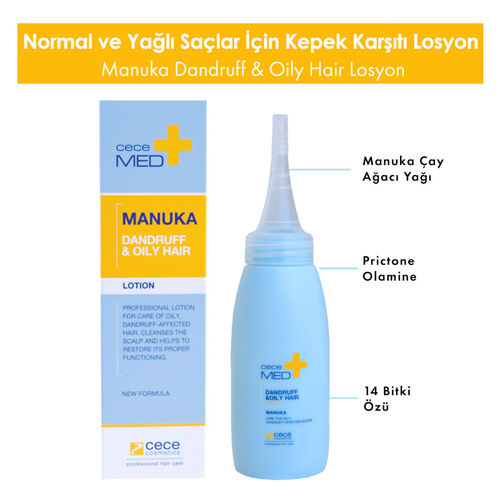 CeceMED Manuka Yağlı Kepek Karşıtı Losyon 75 ml