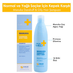 CeceMED Manuka Yağlı Kepek Karşıtı Şampuan 300 ml