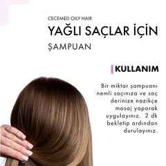 CeceMED Yağlı Saçlar İçin Şampuan 300 ml