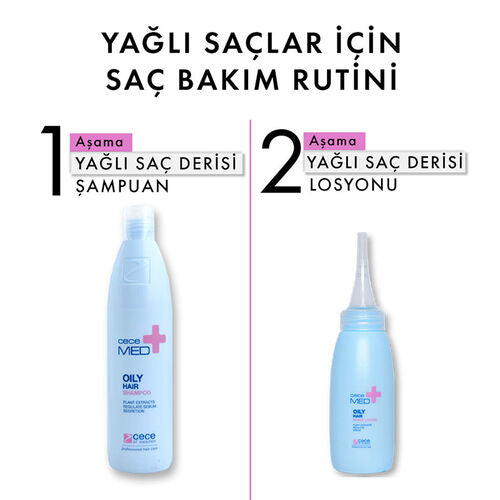 CeceMED Yağlı Saçlar İçin Şampuan 300 ml