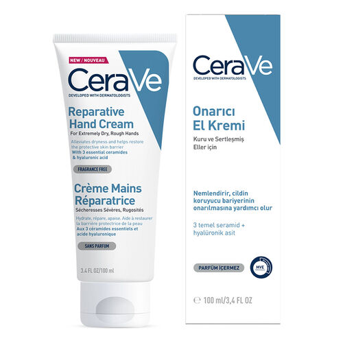 Cerave Onarıcı El Kremi 100 ml