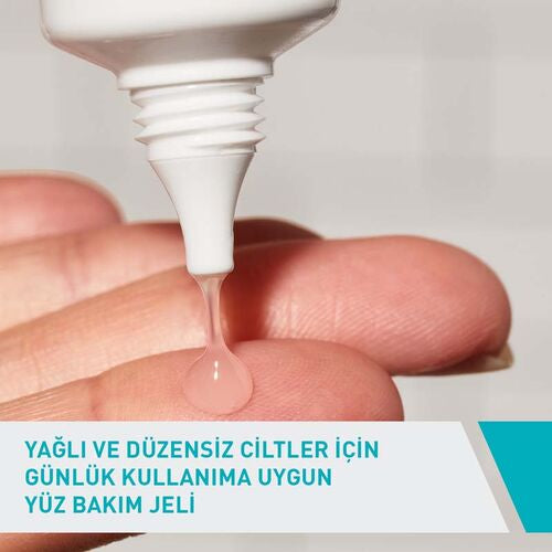 Cerave Yağlı ve Düzensiz Cilter için Yüz Bakım Jeli 40 ml