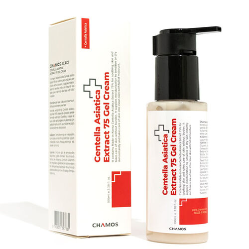 Chamos Centella Asiatica Extract 75 Gel Cream 100 ml