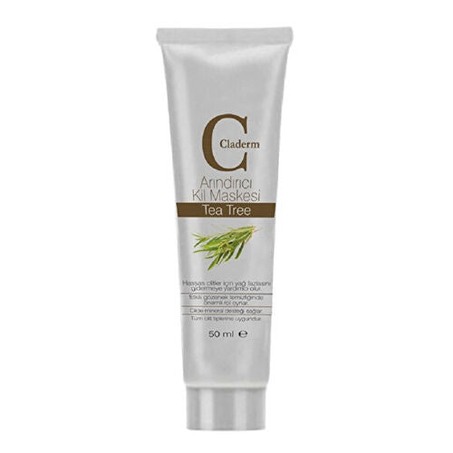 Claderm Çay Ağacı İçerikli Kil Maskesi 50 ml