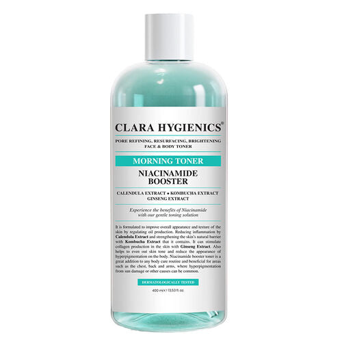 Clara Hygienics Niacinamide Booster Sıkılaştırıcı Yüz ve Vücut Toniği 400 ml