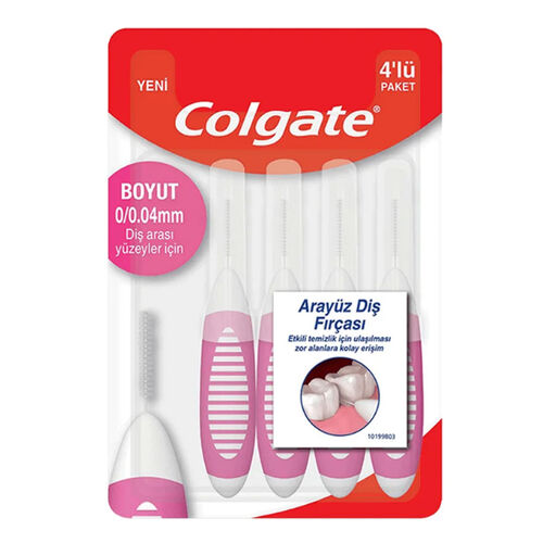 Colgate 4 mm Arayüz Fırçası 4 Adet