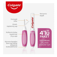 Colgate 4 mm Arayüz Fırçası 4 Adet