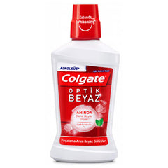 Colgate Alkolsüz Optik Beyaz Ağız Bakım Suyu 500 ml